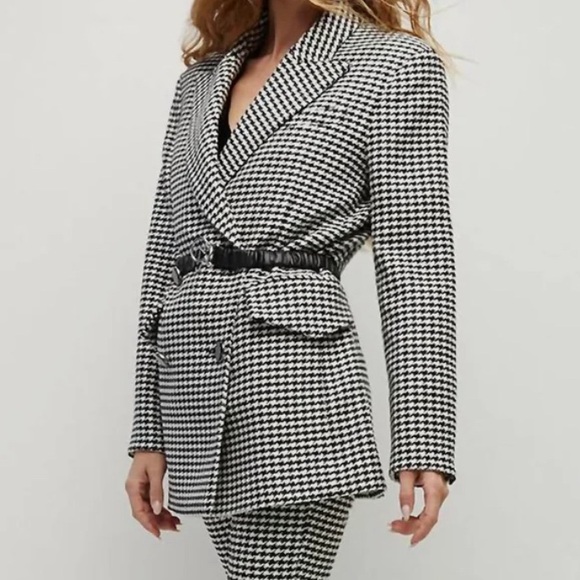 Veronica Beard Hutchinson Dickey Jacket in Black & Off-white - Picture 5 of 14